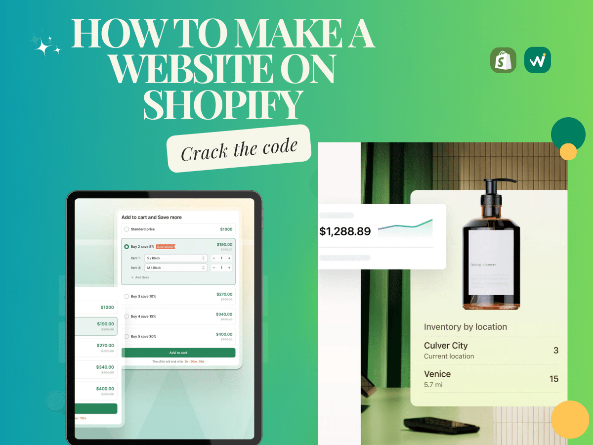 Crack the code how to make a website on shopify