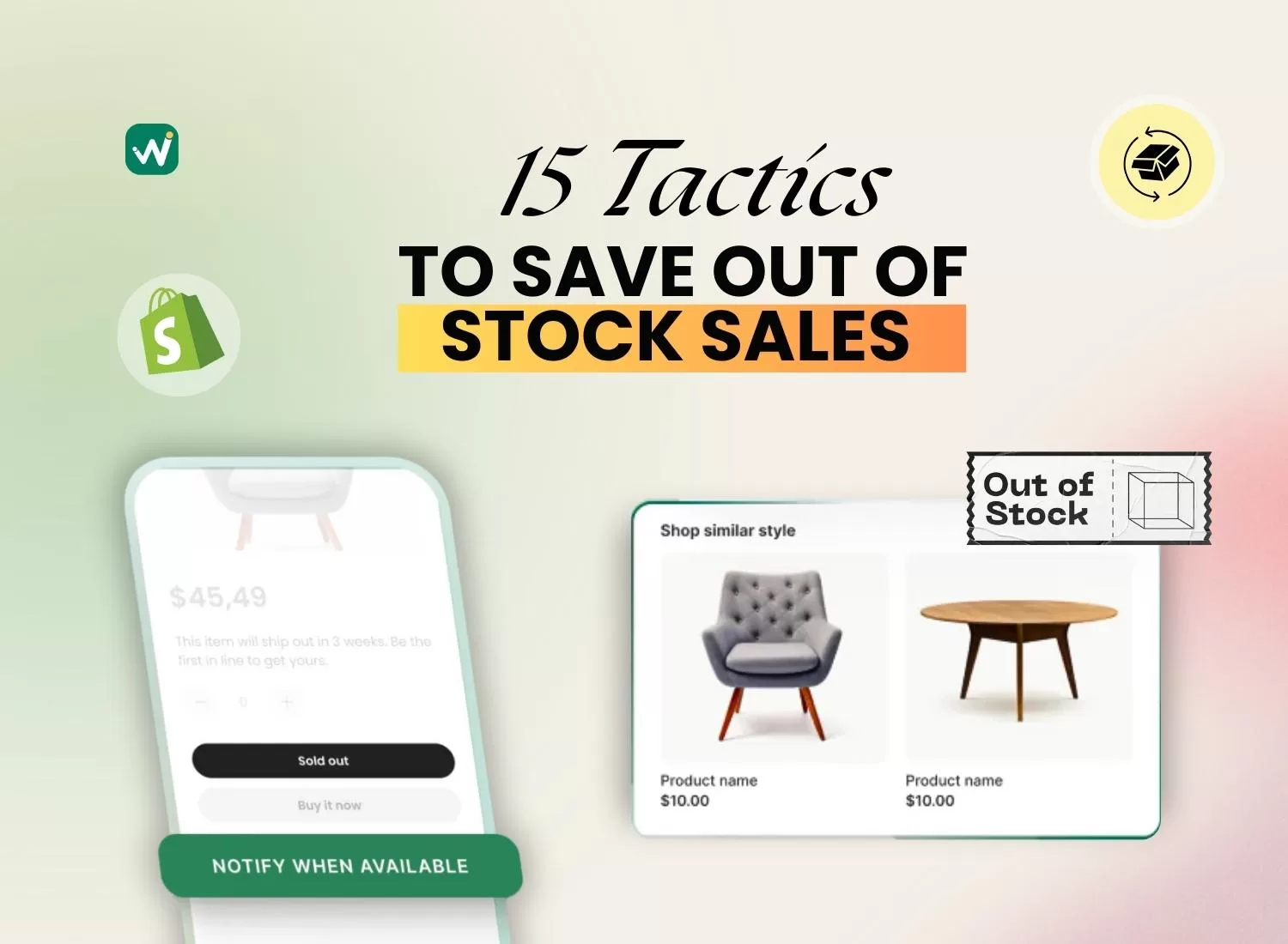 15 Clever Tactics to Continue Selling When Out of Stock on Shopify​