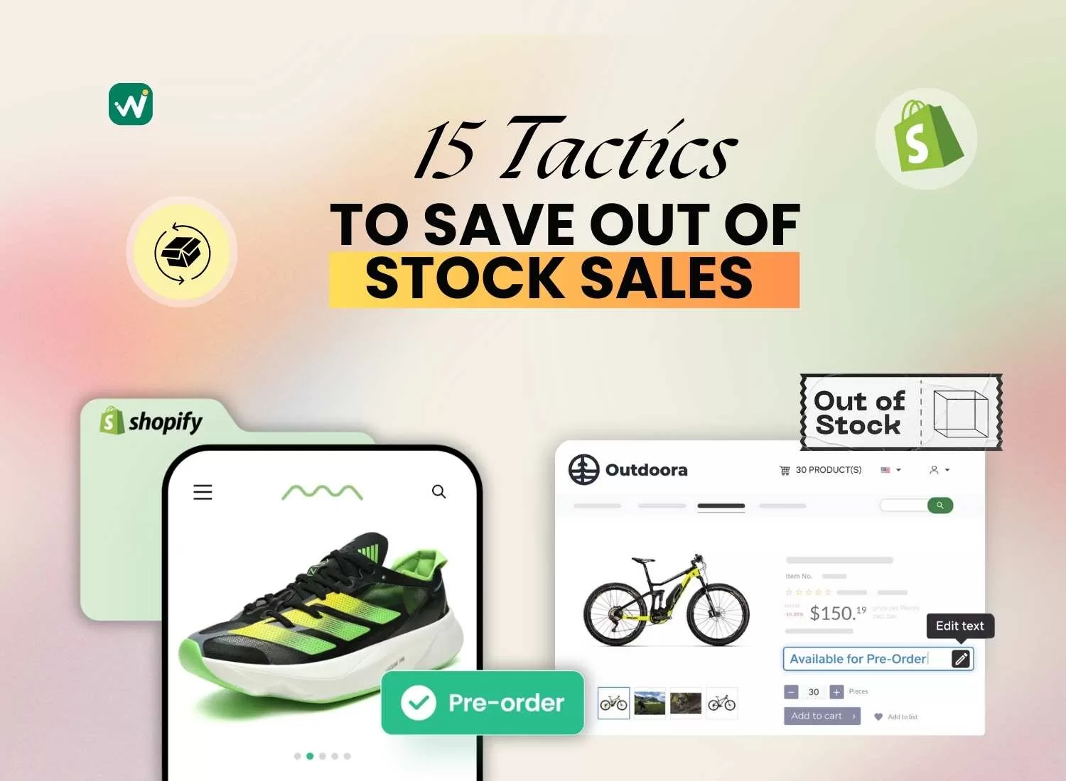save out-of-stock on shopify with add to waitlist/wishlist button and pre-order