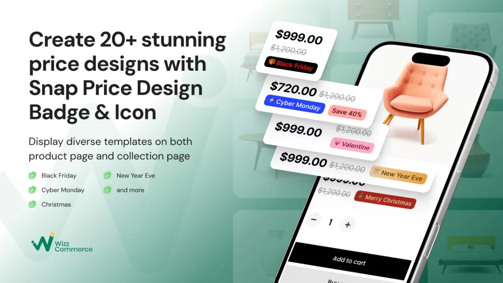 4️⃣ (Bonus) Snap Price Design Badge & Icon (Best Shopify App for Unique Badge Styles)