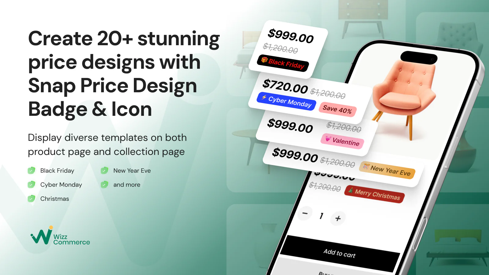 4️⃣ (Bonus) Snap Price Design Badge & Icon (Best Shopify App for Unique Badge Styles)