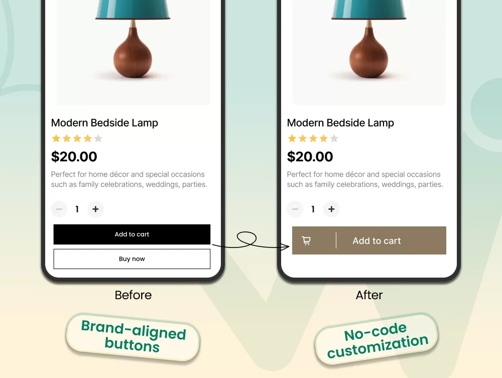 add to cart button and buy now button