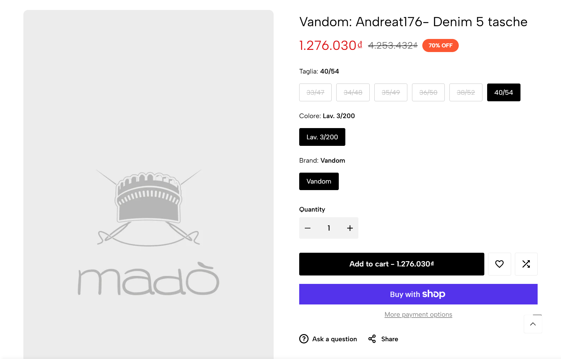 Product image missing