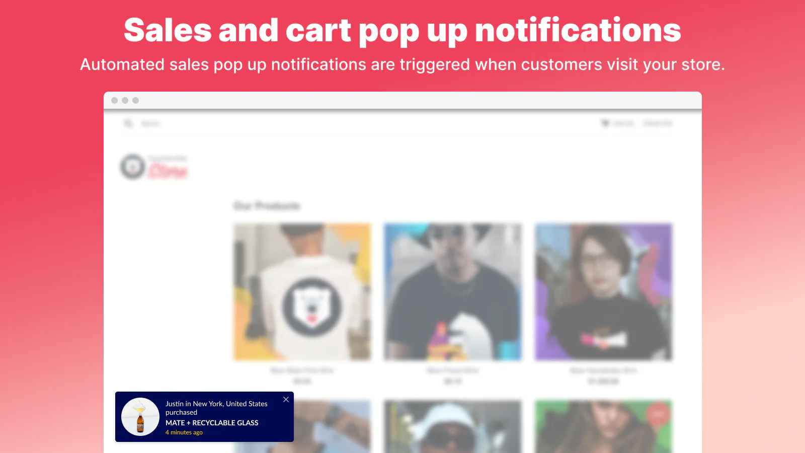 Proof Bear ‑ Sales Popup