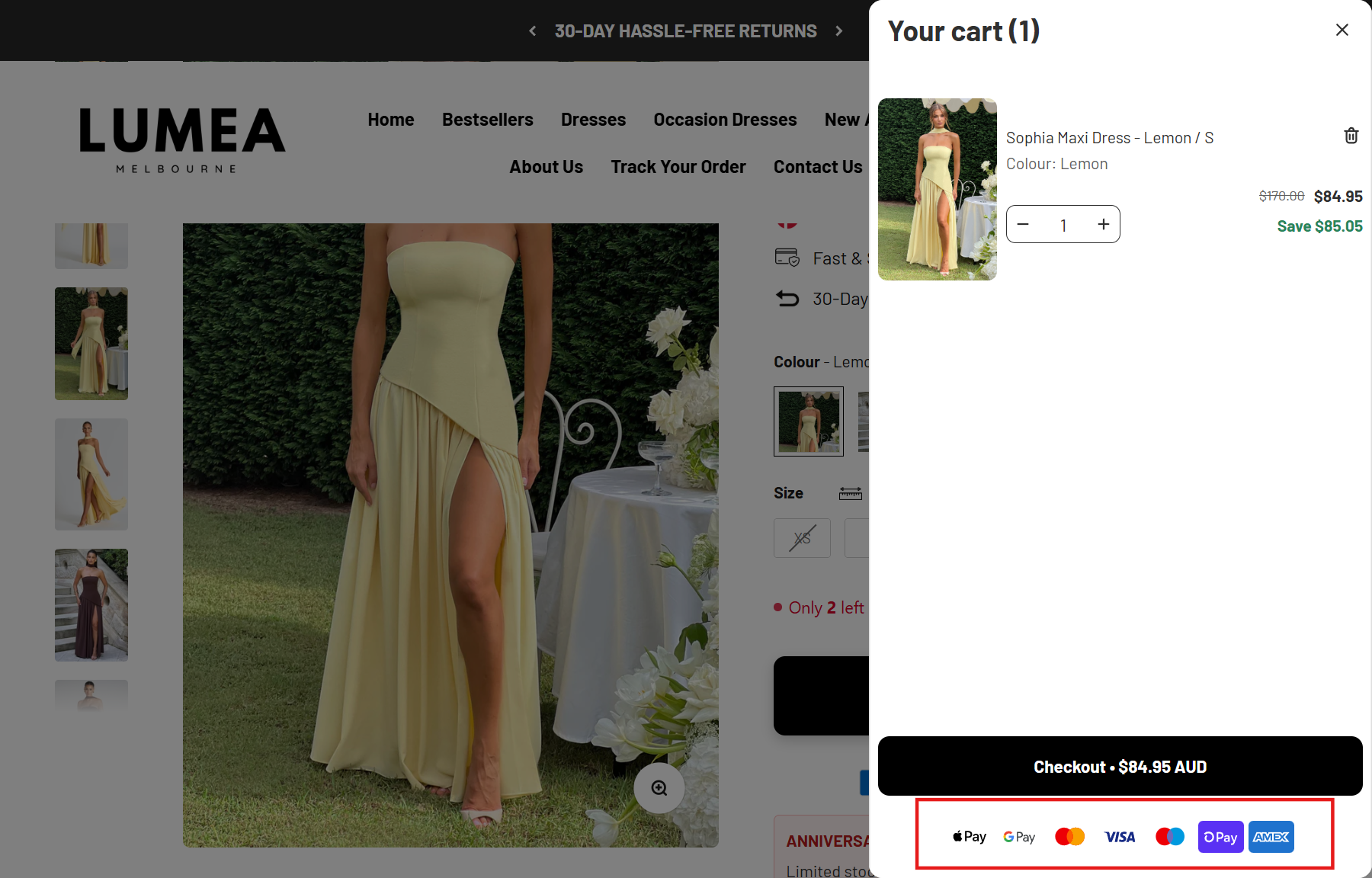 Shopify store that support a lot of payment methods