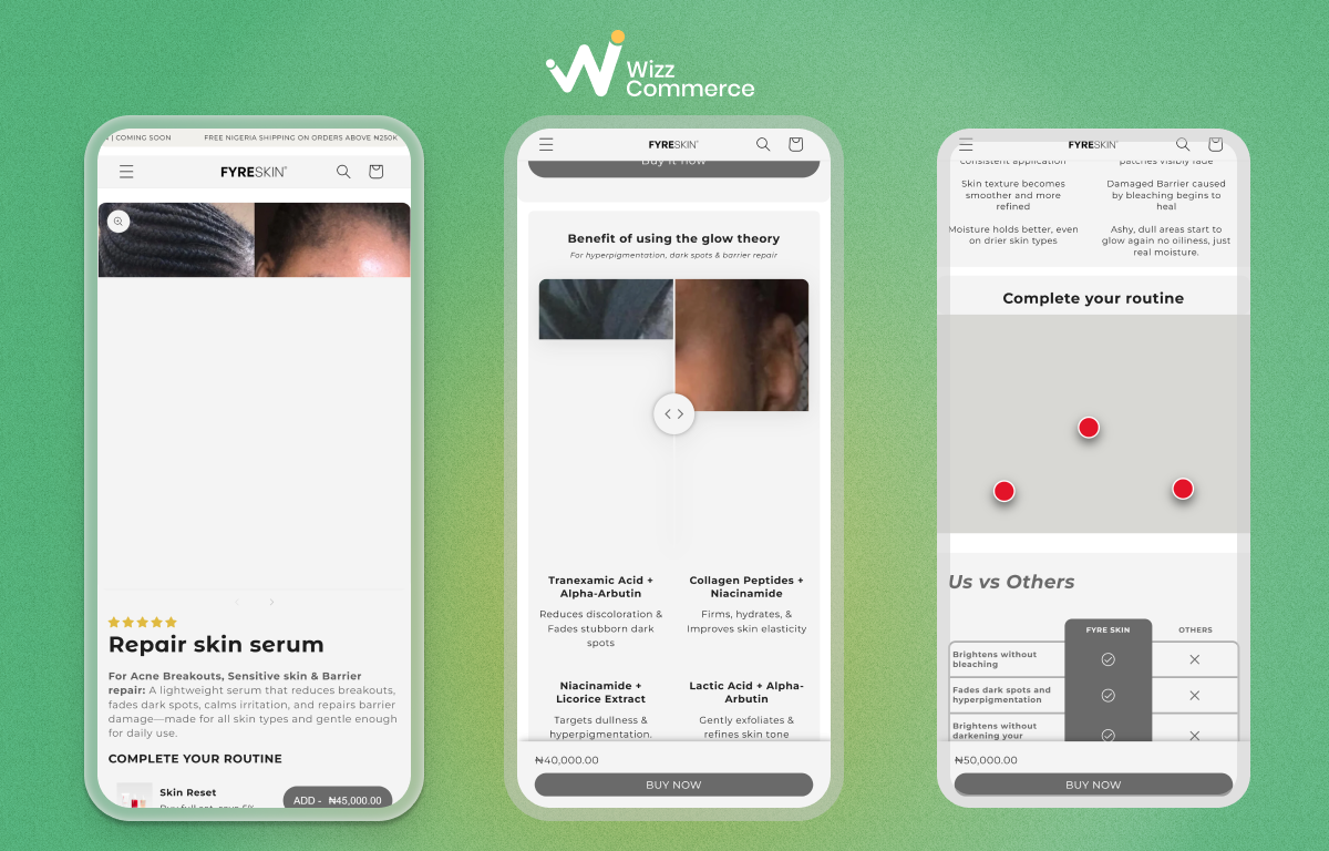 Store use large assets that slow down loading time on mobile
