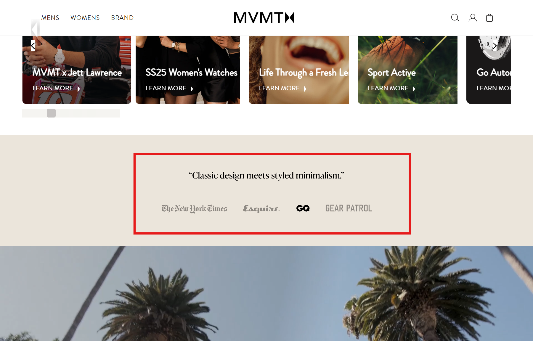 Display brand mentions from authoritative press sites