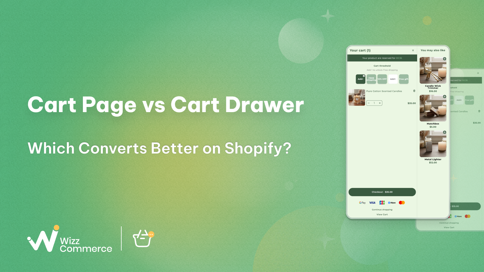 Cart page vs Cart drawer