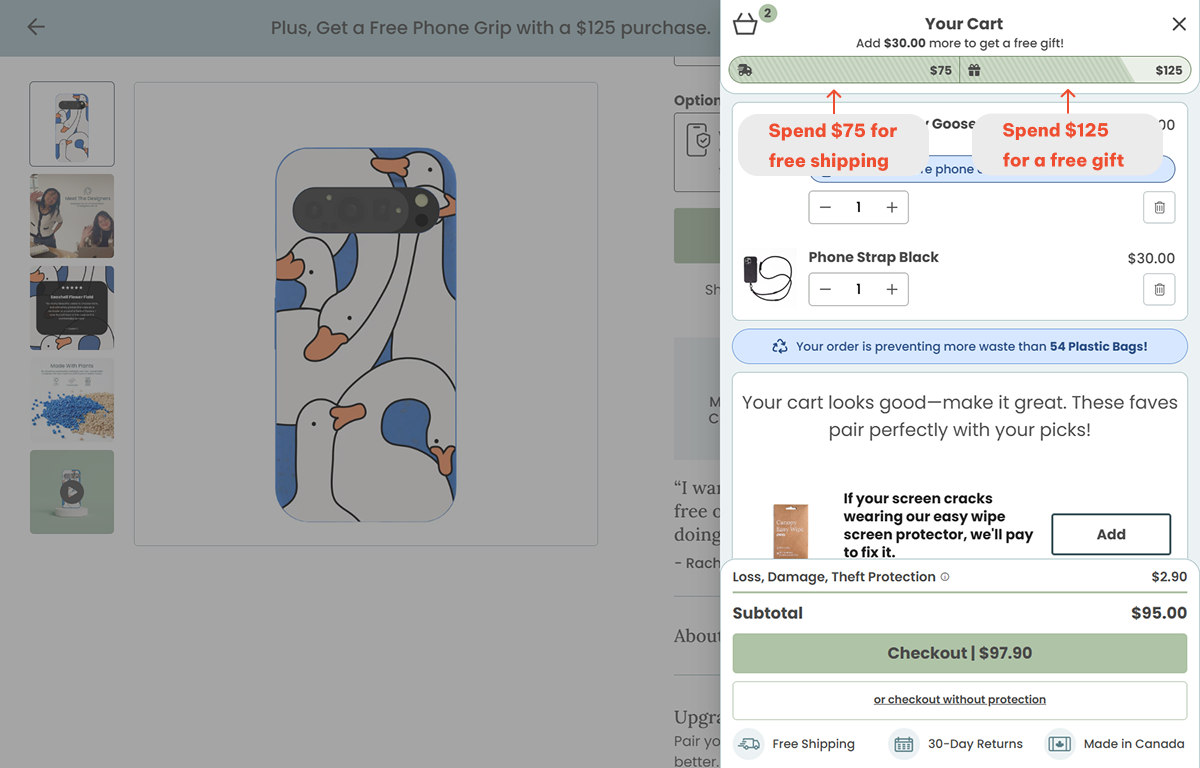 Progress bar example
