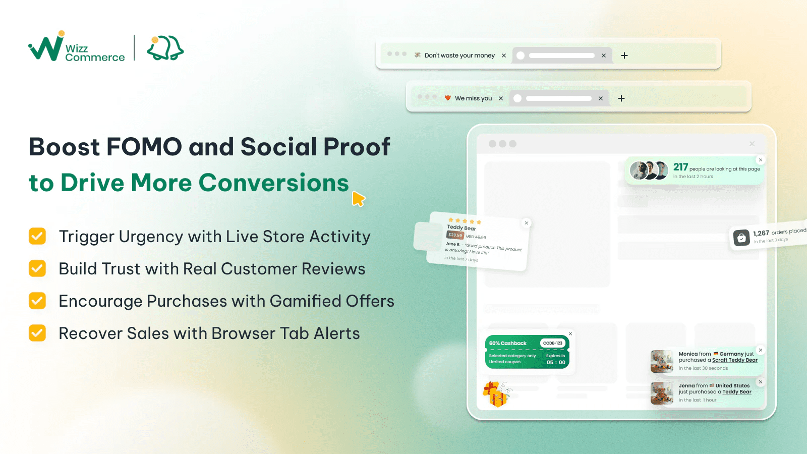Fomo Sales Pop Up Social Proof Snapnoti