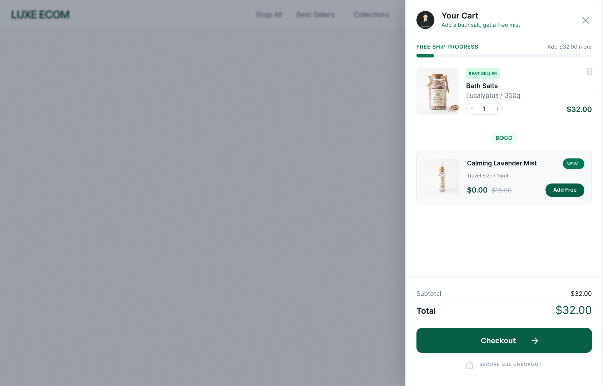 New Product Bogo