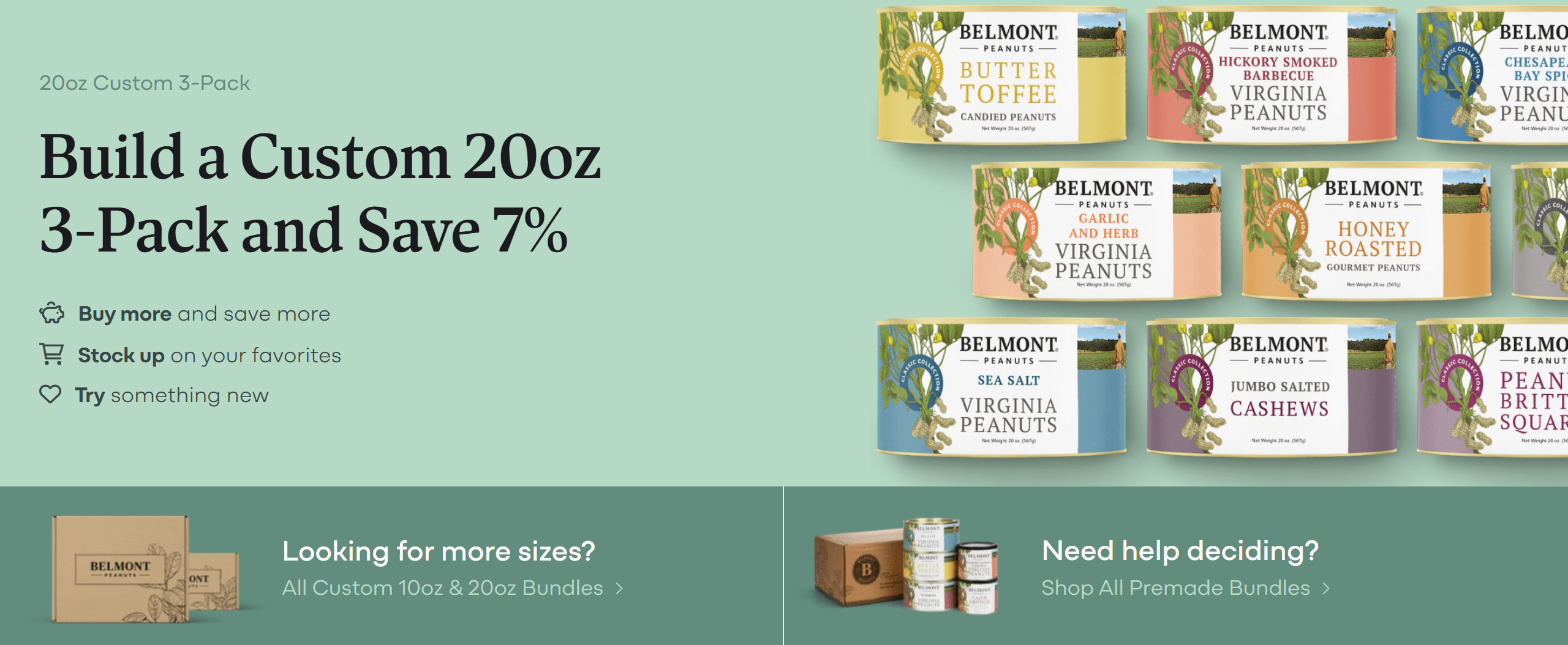 An example of mix and match bundling.